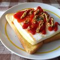 ◎ナカ◎'s cooksnap of when they made ふわ②はんぺんチーズトーストサンド.
