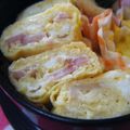 キャシーキャサリン's cooksnap of when they made ベーコンとチーズの卵焼き.