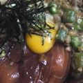 くみさン's cooksnap of when they made マグロの、ねばねば丼.