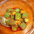 ブランディ's cooksnap of when they made オクラのカレーマリネ.