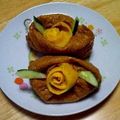 puniＫ's cooksnap of when they made バラの花のおいなりさん.
