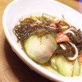 mikkusan's cooksnap of when they made ＊もずくとかにかまの酢の物＊.