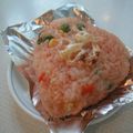 berry_a's cooksnap of when they made ケチャップライス風☆焼きおにぎり.