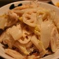 おさるの相談所's cooksnap of when they made 白菜とレンコンの梅マヨサラダ.
