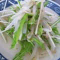 ぽろこ2号's cooksnap of when they made もやしと水菜のナムル.
