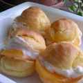 たうんびー's cooksnap of when they made チーズクリーム＊シュー.