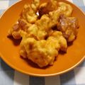 ｷﾑﾀｸ嫁's cooksnap of when they made *ほくほく！サツマイモのからあげ♪*.
