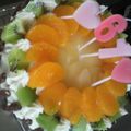 kyonmaru's cooksnap of when they made １分で泡立てられる！ホイップクリーム.