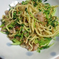 ＴＯＭＯＷＡＴ's cooksnap of when they made セロリと豆苗の塩焼きそば.