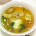 ‐綾子‐'s cooksnap of when they made 韓国　ソーセージとじゃが芋の辛いスープ.