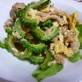 nonkodon's cooksnap of when they made ゴーヤ★チャンプル～（定番・豆腐編）.