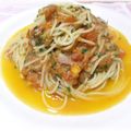 ちゃっきぃさん's cooksnap of when they made ♡トマトとツナで簡単本格パスタ♡.