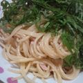 紅茶っ子。's cooksnap of when they made ★ツナマヨと大葉の簡単パスタ★.