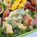 紅葉ｙ's cooksnap of when they made 卵とほうれん草の青ドレ炒め.