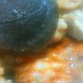 熊人すみこ's cooksnap of when they made ✿しいたけの肉詰め～味噌チーズVer～✿.