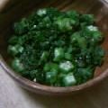chie-zou88's cooksnap of when they made モロヘイヤとオクラのネバネバ和え♪.