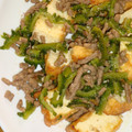 iketa's cooksnap of when they made ｢厚揚げのｺﾞｰﾔﾁｬﾝﾌﾟﾙ｣.