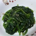 みどりぽんぽん's cooksnap of when they made ★超簡単シリーズ⑤ほうれん草のおひたし★.