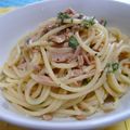 sunka's cooksnap of when they made 簡単！青じそ＆ツナの冷製パスタ.