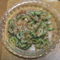 ☆shintyan☆'s cooksnap of when they made レンジで簡単☆ゴーヤのおひたし♪.