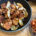 Mokainnyc's cooksnap of when they made 唐揚げリメイク♡簡単！鶏の甘酢あん.