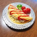 もふもふクロさん's cooksnap of when they made じゃが芋とひき肉のオムレツ.