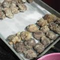 megucake's cooksnap of when they made 砂肝初心者にお勧め♪　砂肝唐揚げ.