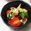 たるこちゃん's cooksnap of when they made トマトときゅうりと塩昆布のサラダ～梅ドレ.