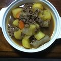 nobomari's cooksnap of when they made 新じゃがと新玉ねぎでカレー肉じゃが~☆.
