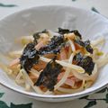 さとみわ's cooksnap of when they made 韓国海苔でウマウマ☆海苔ハムもやし.