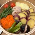 ☆aksmam☆'s cooksnap of when they made カラフル野菜のせいろ蒸し.