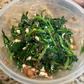 saki1010's cooksnap of when they made ほうれん草のｶｯﾃｰｼﾞﾁｰｽﾞ和え♪.