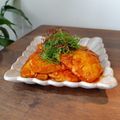 まめたん's cooksnap of when they made 簡単・節約【豆腐のコチジャン焼】旨いよ♪.