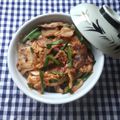 花時計咲いた's cooksnap of when they made おひとり様★豚キムチ丼.