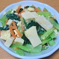 kaori238's cooksnap of when they made 小松菜と高野豆腐の卵とじ.