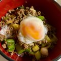 おいしんほ♡'s cooksnap of when they made ネギ大量消費☆太ネギ丼・挽肉は脇役.