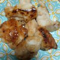 まゆは見習い★'s cooksnap of when they made 鶏むね肉のはちみつレモンソース★お弁当.