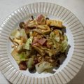 ♪ゆかたん♡'s cooksnap of when they made 厚揚げとベーコンのペペロンチーノ炒め.