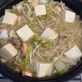 ママメイン！時々子供's cooksnap of when they made 簡単絶品★キャベツと豚肉のポカポカ味噌鍋.