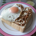 type3's cooksnap of when they made 安い･おいしい♪納豆目玉焼きﾄｰｽﾄ☆.