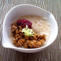 puniＫ's cooksnap of when they made 梅とろろ納豆.