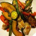 ナガレイ's cooksnap of when they made 夏野菜とチキンのグリル☆アンチョビソース.