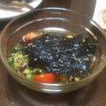 ＲＫまま's cooksnap of when they made きゅうりとのりで作る韓国の冷たい汁物。.