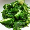 ひろやり's cooksnap of when they made パクチー好きにはたまらない！香菜キュウリ.