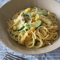 ＊＊rose＊＊'s cooksnap of when they made ズッキーニのツナコーンマヨ★パスタ.
