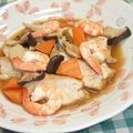chokomi513's cooksnap of when they made ☆厚揚げとむき海老のうま煮☆.