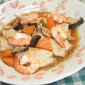 chokomi513's cooksnap of when they made ☆厚揚げとむき海老のうま煮☆.