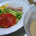 maamasa's cooksnap of when they made らあ油でピリ辛！ごまだれ冷やし中華.