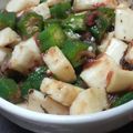 ひとマン's cooksnap of when they made ＊オクラと長芋の梅肉和え＊.
