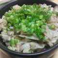☆chiemi♪★'s cooksnap of when they made ごぼうと豚バラ肉の変わり炊き込みご飯.